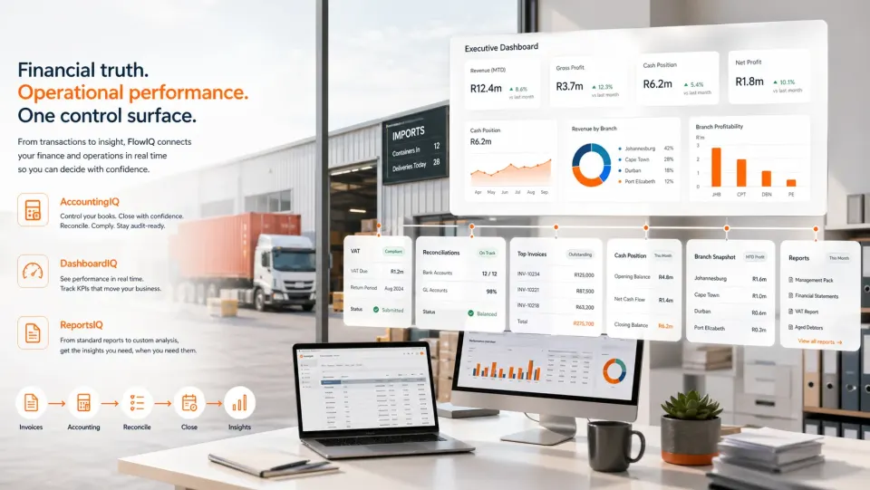 CashIQ finance and cash-control story