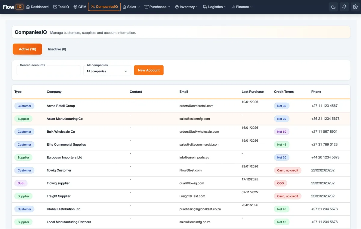 CompaniesIQ screenshot