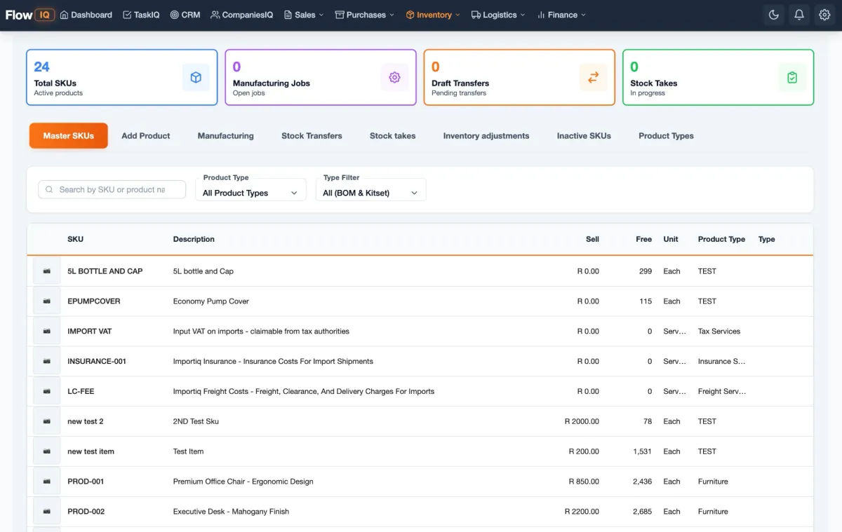 InventoryIQ screenshot
