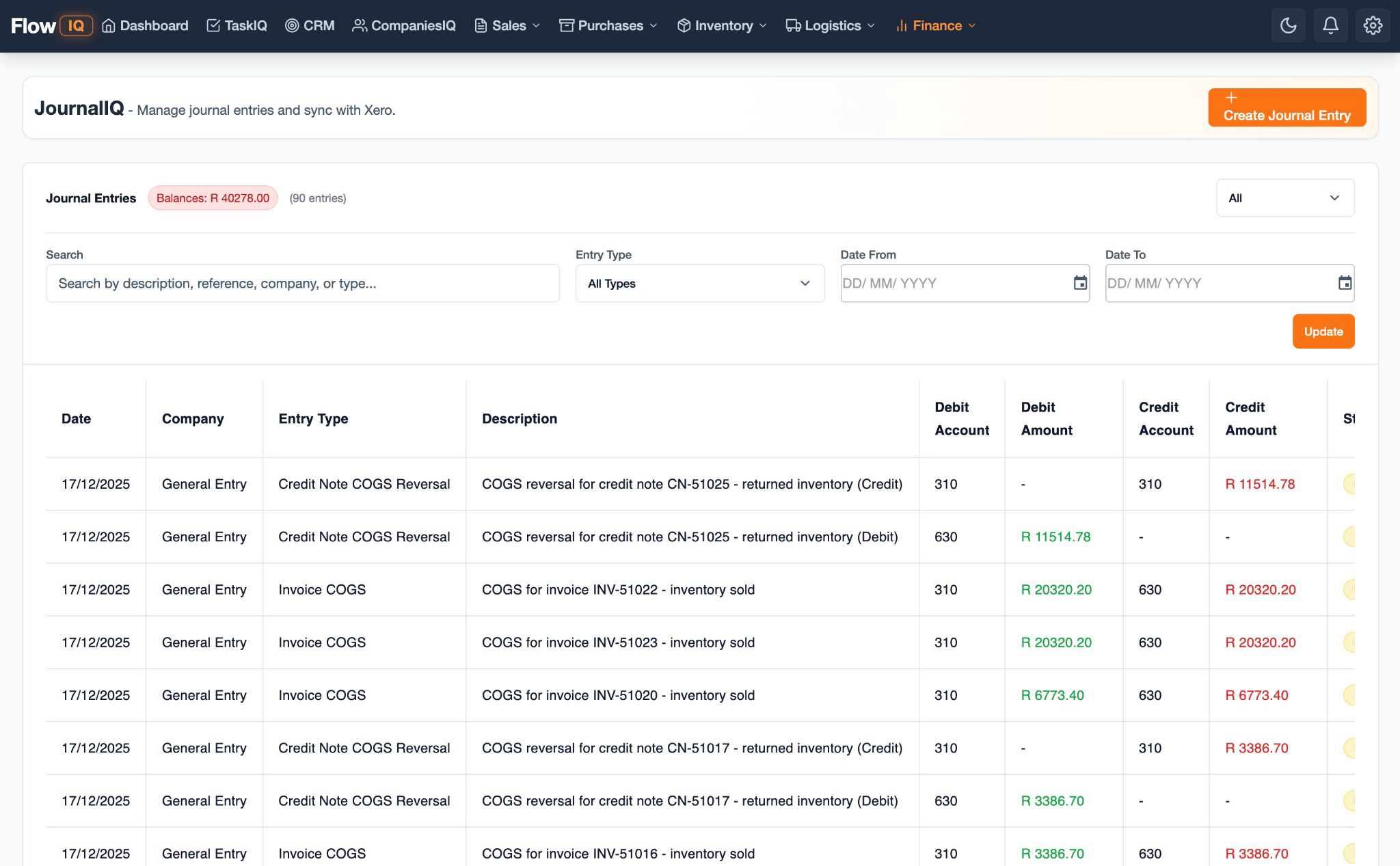 JournalIQ screenshot