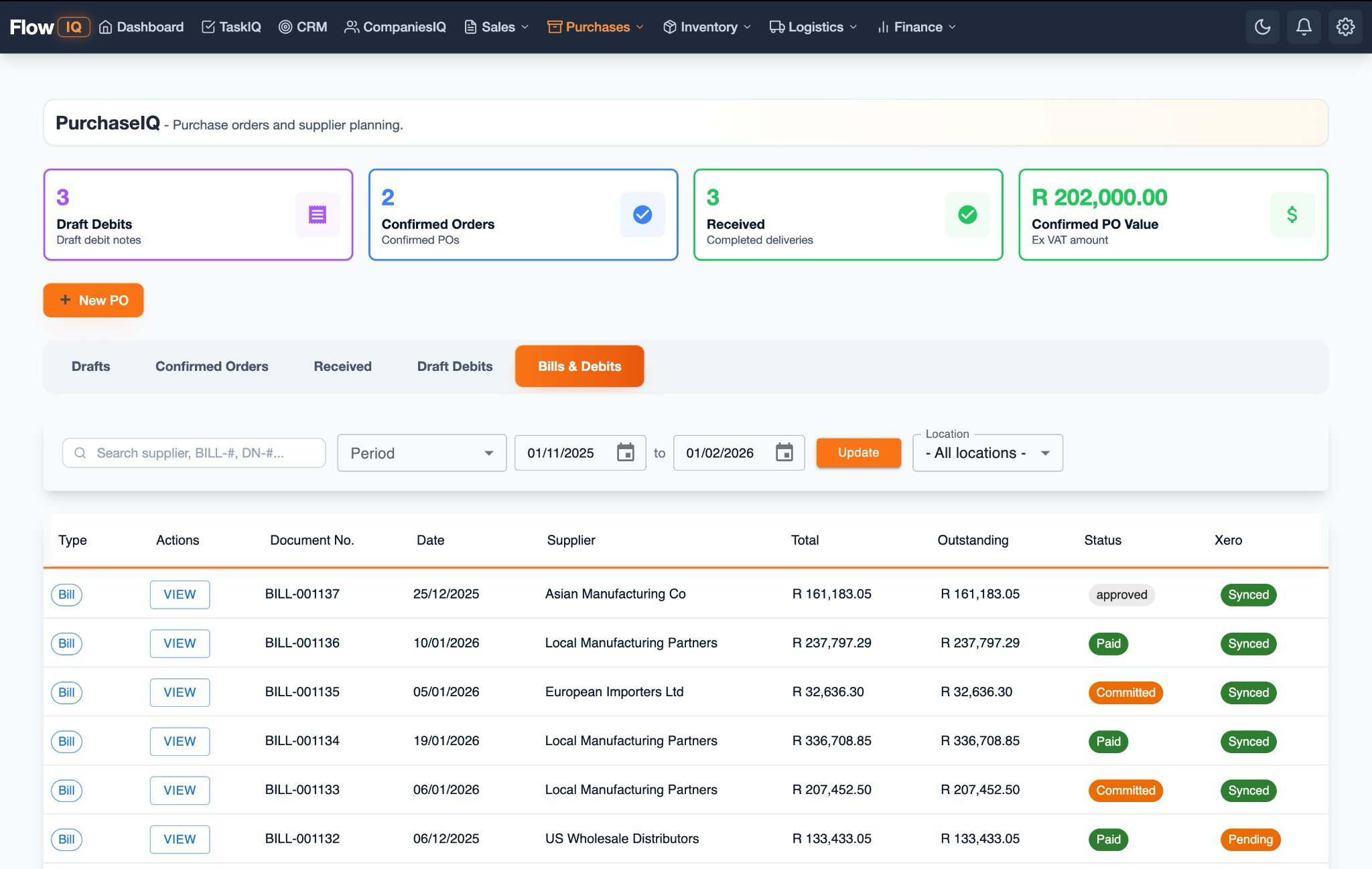 PurchaseIQ screenshot