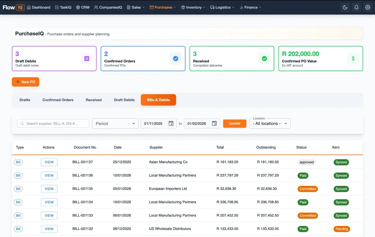 PurchaseIQ screenshot